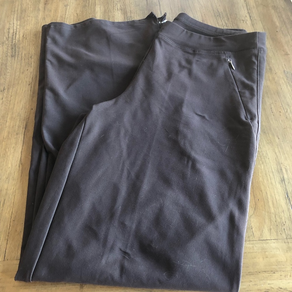 Lucy Full Length Yoga Pants w/ Bottom Leg Zippers